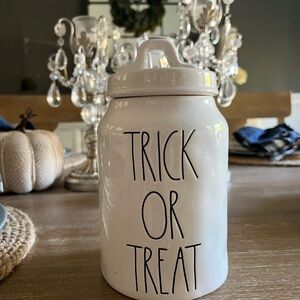 Rae Dunn trick or treat canister